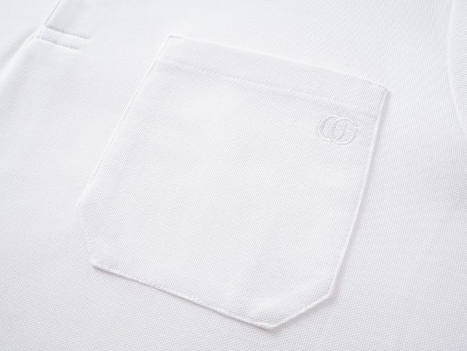 Gucci. Classic double-G embroidered short-sleeved Polo shirt