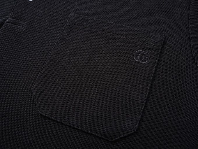 Gucci. Classic double-G embroidered short-sleeved Polo shirt