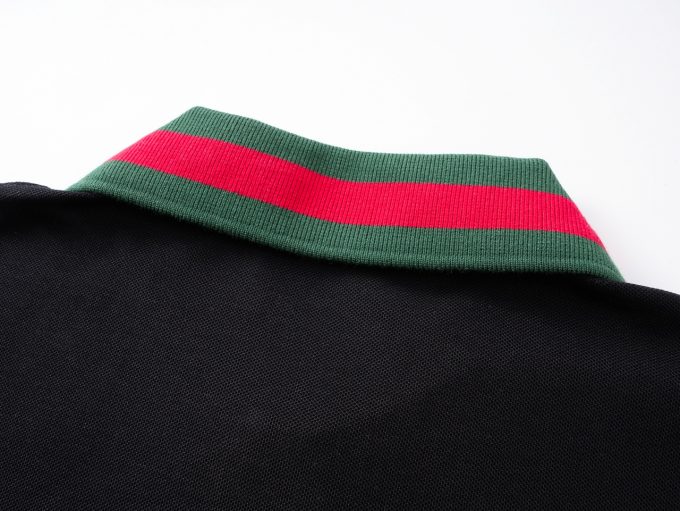 Gucci. Classic double-G embroidered short-sleeved Polo shirt
