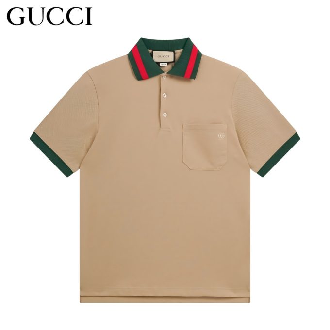 Gucci. Classic double-G embroidered short-sleeved Polo shirt