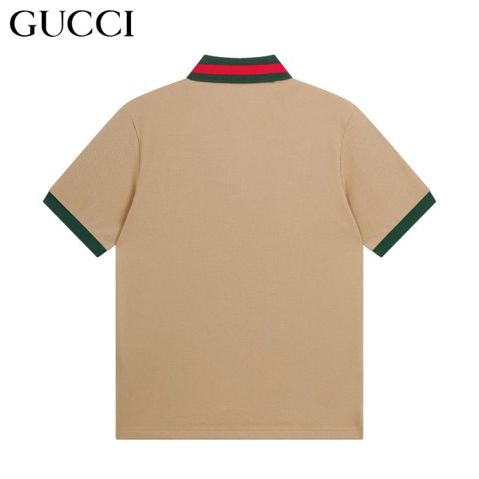 Gucci. Classic double-G embroidered short-sleeved Polo shirt