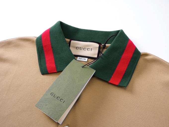 Gucci. Classic double-G embroidered short-sleeved Polo shirt