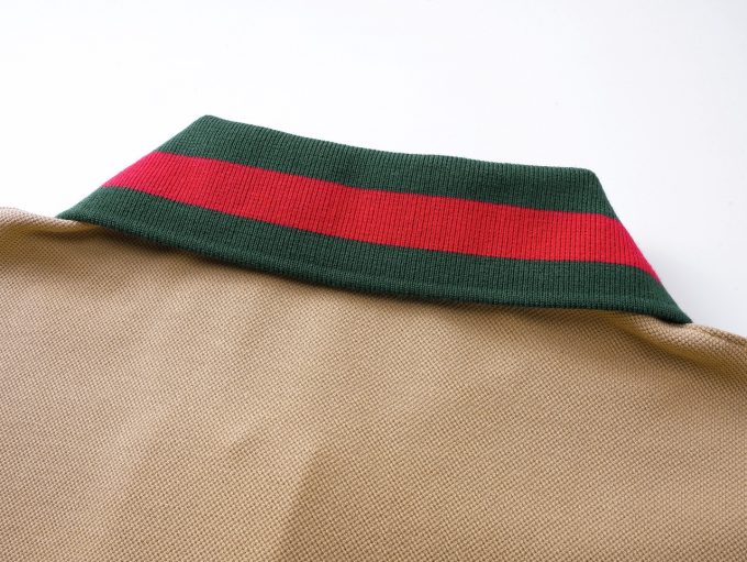 Gucci. Classic double-G embroidered short-sleeved Polo shirt