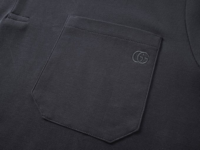 Gucci. Classic double-G embroidered short-sleeved Polo shirt