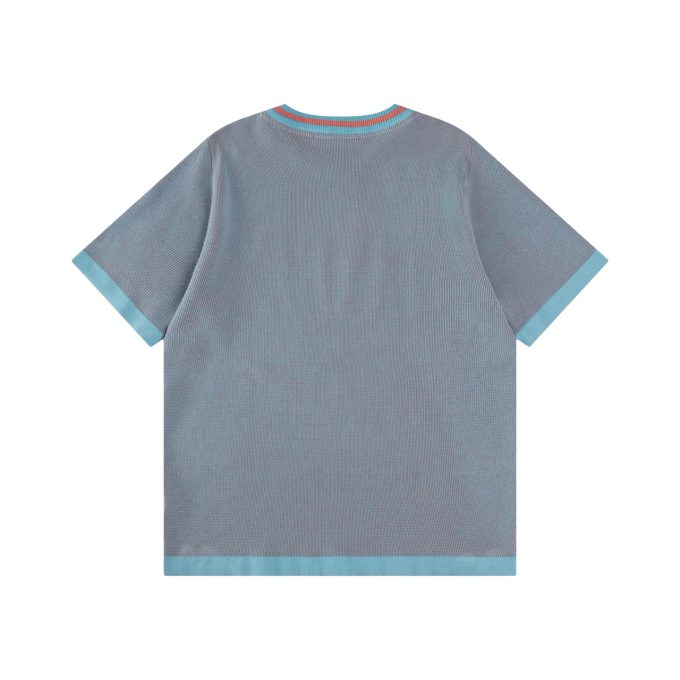 LV 25Ss new dolphin wool short-sleeved T-shirt