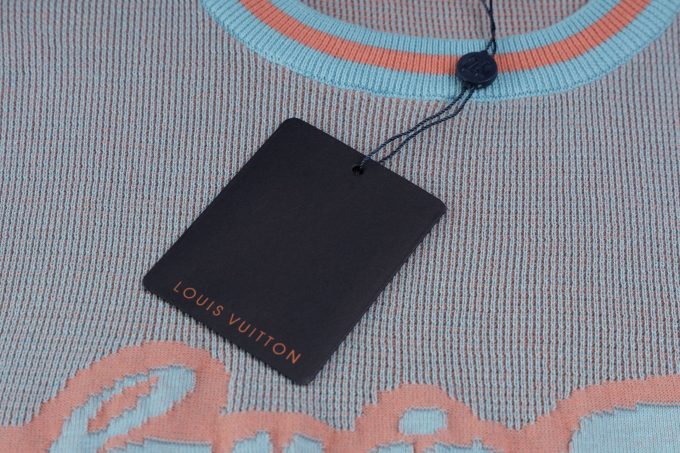 LV 25Ss new dolphin wool short-sleeved T-shirt
