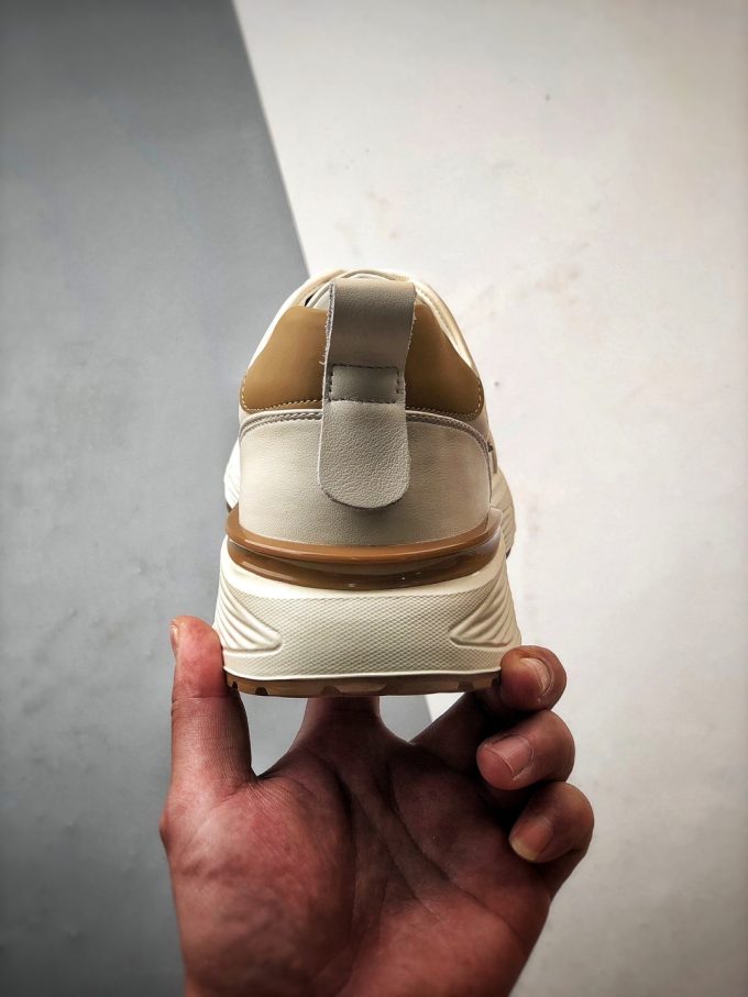 Prada thick-soled logo lace-up sporty casual men's shoes