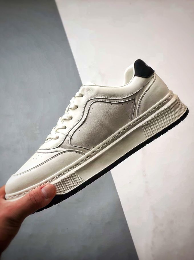Prada thick-soled logo lace-up sporty casual men's shoes