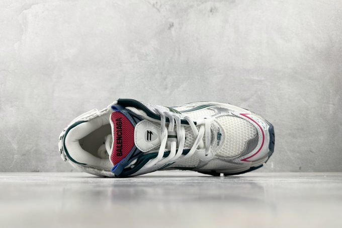Balenciaga Runner2.0 in pink, white and green
