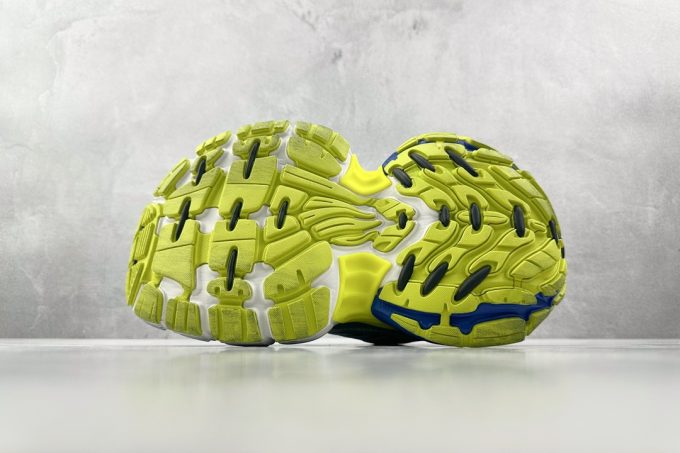 Balenciaga 10XL White Blue Fluorescent Green
