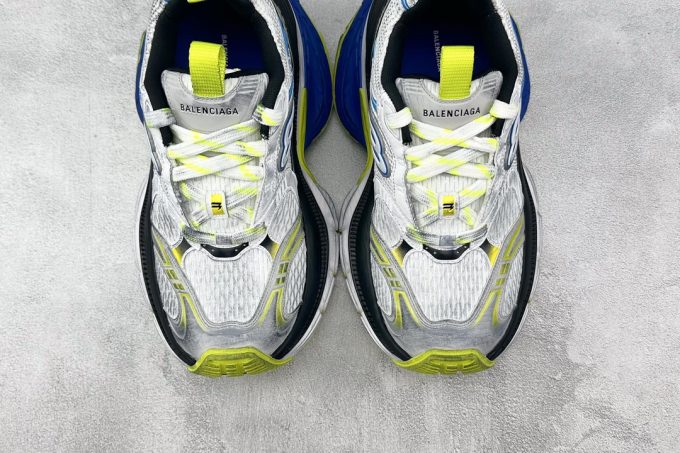 Balenciaga 10XL White Blue Fluorescent Green
