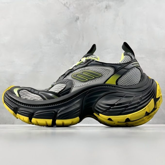 Balenciaga 10XL Black, Gray and Yellow