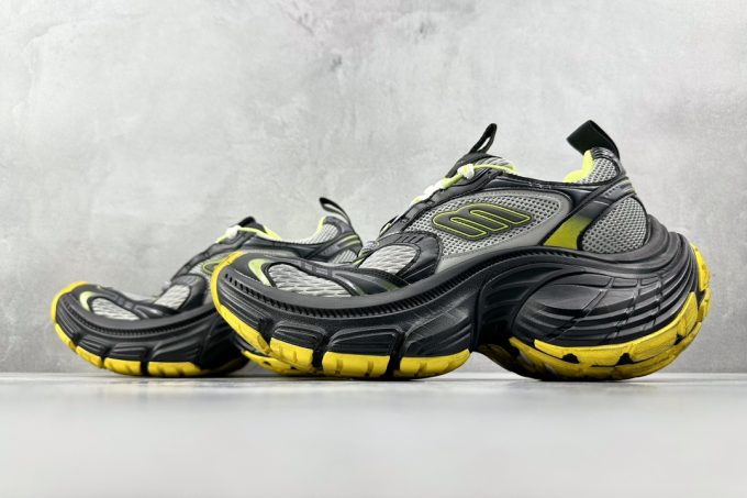 Balenciaga 10XL Black, Gray and Yellow