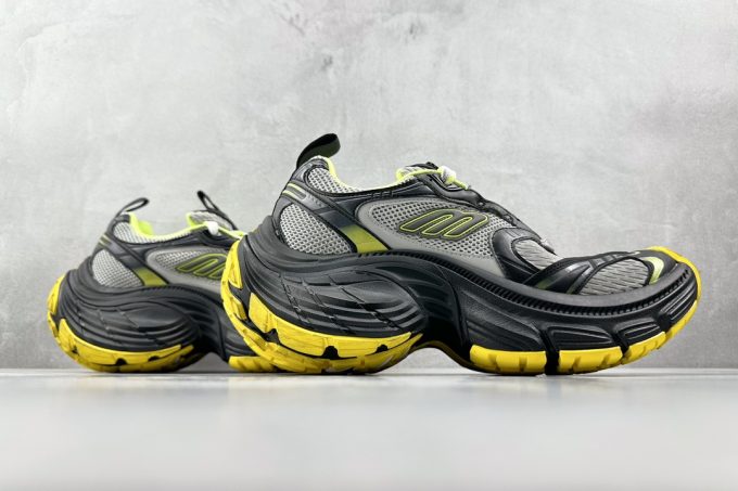 Balenciaga 10XL Black, Gray and Yellow