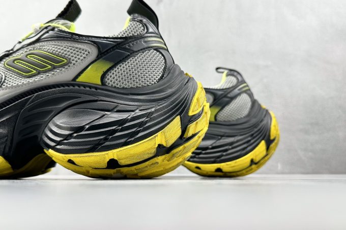 Balenciaga 10XL Black, Gray and Yellow