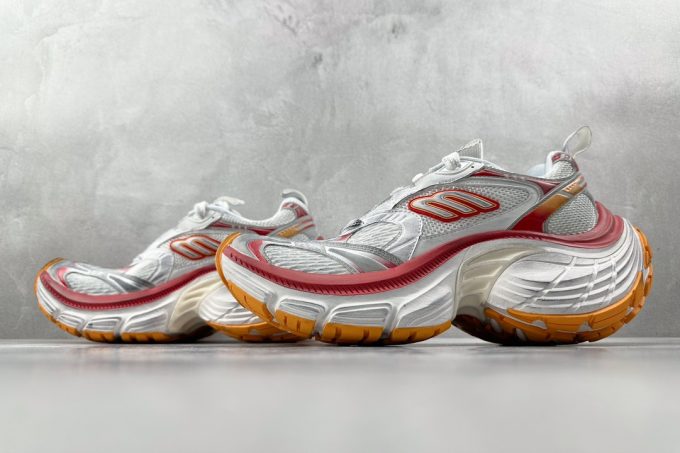 Balenciaga 10XL in Grey, Red and Orange