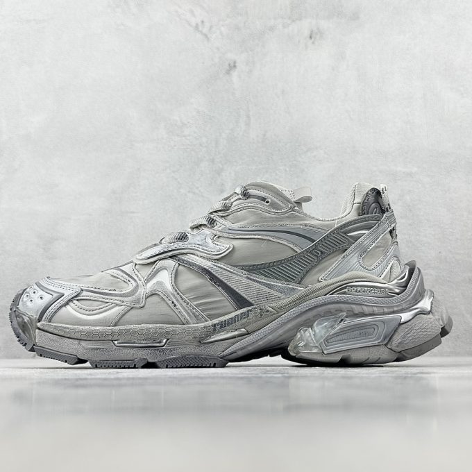 Balenciaga Paris Sportif Runner 2.0 - Gray and Silver